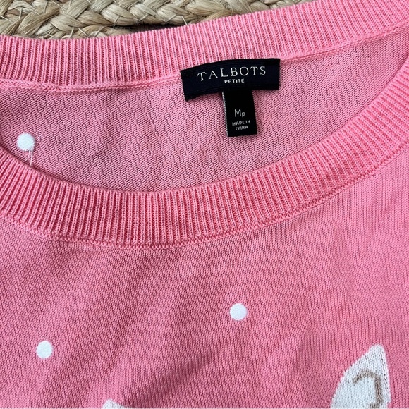 Lot Of 3 Talbots Sweaters Size Medium Petite Knit - Picture 4 of 7